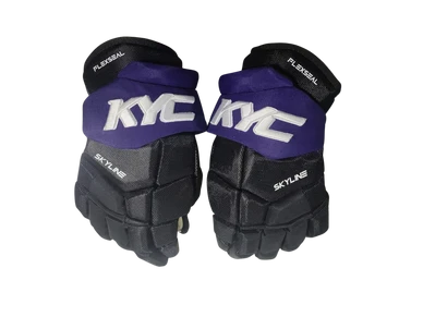 KYC hanska musta violetti kuva
